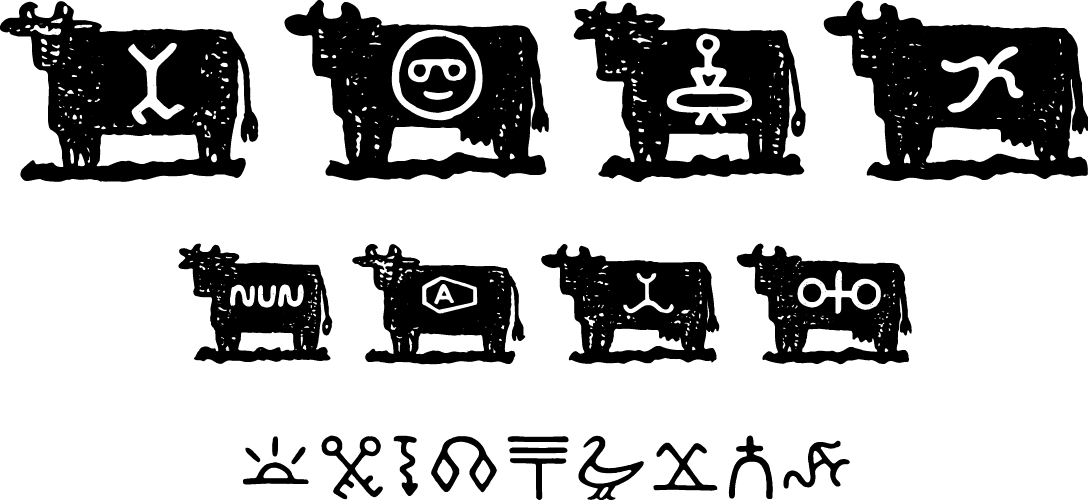 Cattle Brands were the heraldry of the plains. This font features some of the famous brands of the 19th century. Use it as bullets or for decorative purposes.